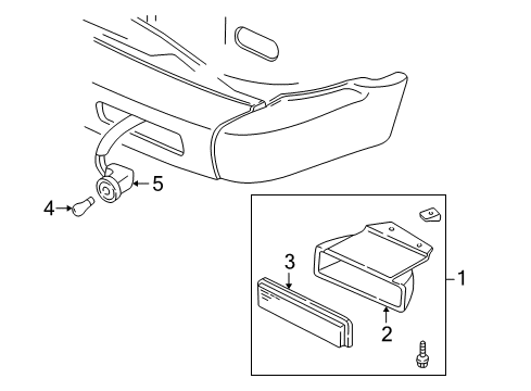 1997 Chevy S10 Park & Signal Lamps Diagram