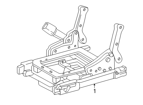 2003 Buick Park Avenue Tracks & Components Diagram