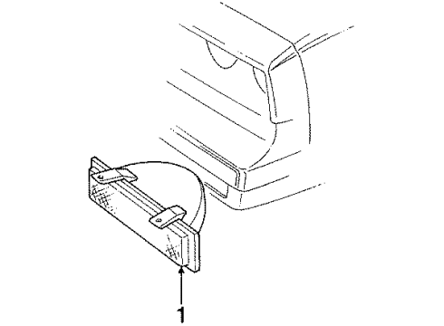 1984 Chevy Monte Carlo Park Lamps Diagram 2 - Thumbnail