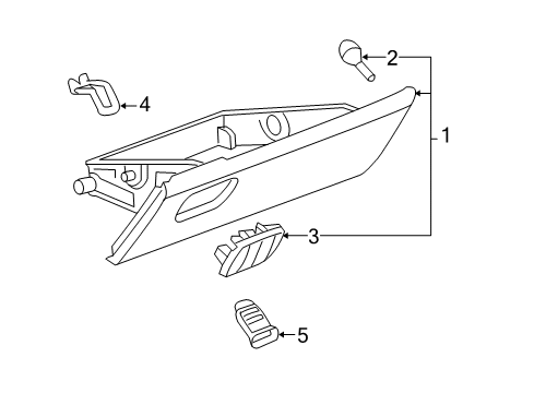2007 Chevy Equinox Glove Box Diagram