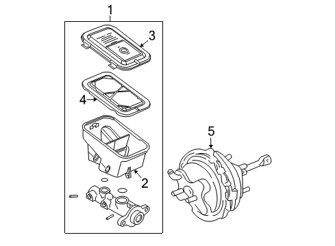 2004 GMC Safari Dash Panel Components Diagram