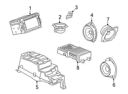 2011 GMC Yukon Display System Diagram for 22776896