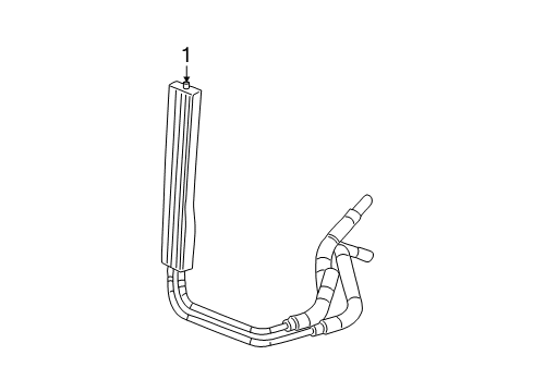 2008 Cadillac Escalade ESV Power Steering Oil Cooler Diagram
