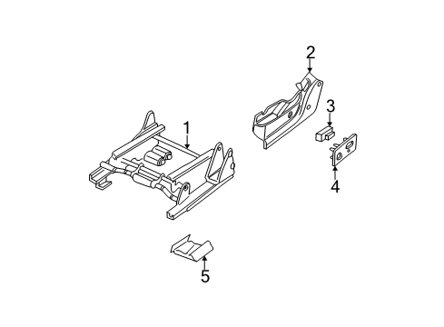 2002 Chevy Avalanche 2500 Tracks & Components Diagram 3 - Thumbnail