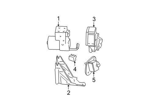2001 Cadillac DeVille Traction Control Components Diagram