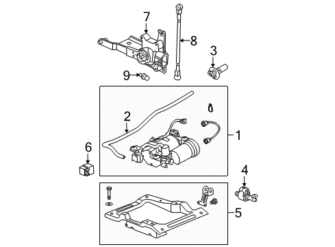 2003 Buick Rendezvous Ride Control Diagram