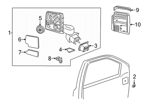 2020 Chevy Silverado 2500 HD Automatic Temperature Controls Diagram 3 - Thumbnail