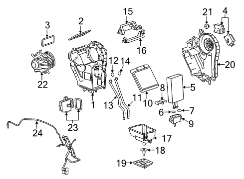 2016 Buick Enclave Auxiliary Heater & A/C Diagram