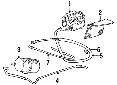 1997 Cadillac Eldorado Cruise Control System Diagram