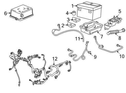 2011 GMC Canyon Battery Diagram