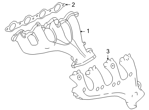 2007 Buick Rainier Exhaust Manifold Diagram 2 - Thumbnail