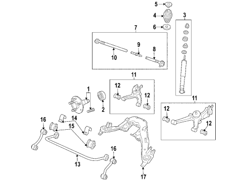 2005 Pontiac GTO Stabilizer Bar Diagram for 92048231