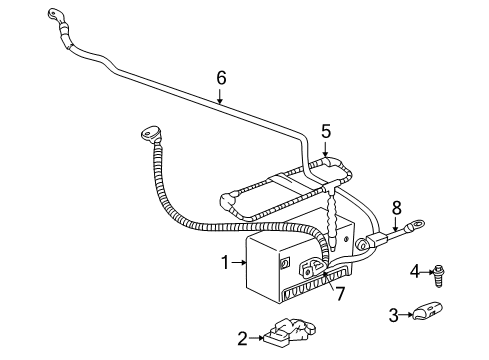2000 Cadillac Seville Battery Diagram
