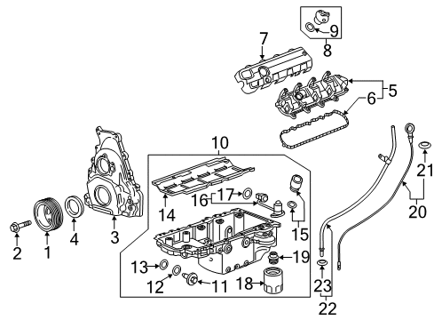 2024 Chevy Camaro Engine Parts Diagram 3 - Thumbnail