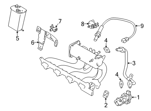 2000 Chevy Tracker EGR System Diagram