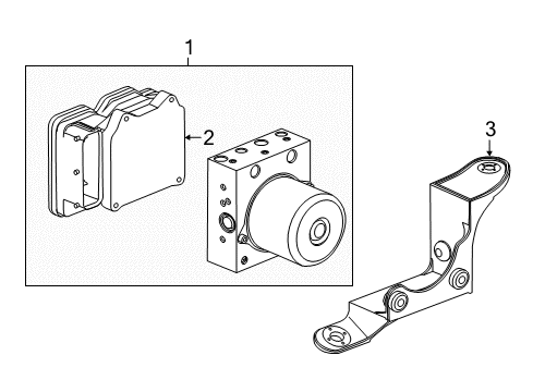 2022 Chevy Spark ABS Components Diagram