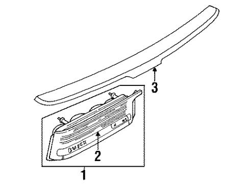 1990 Buick LeSabre Tail Lamps Diagram