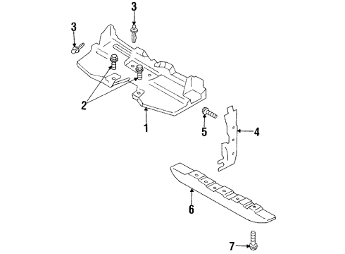 1998 Chevy Monte Carlo Air Baffle Diagram