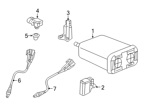 2005 Chevy SSR Emission Components Diagram