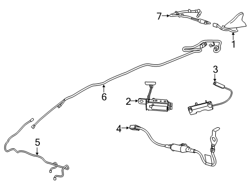 2014 Chevy SS Antenna & Radio Diagram