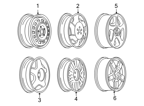 2000 Chevy Impala Wheels Diagram