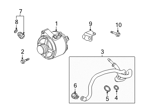 2007 Cadillac XLR Alternator Diagram