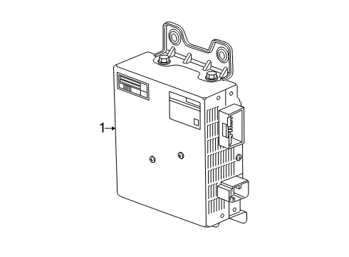 2019 Chevy Silverado 1500 LD Electrical Components Diagram