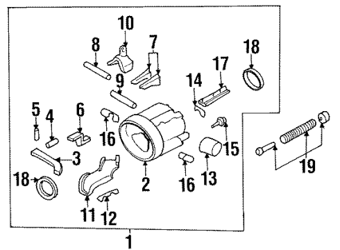 1996 Chevy Lumina Housing & Components Diagram