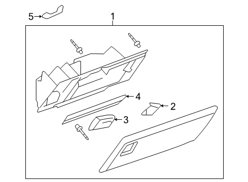 2005 Chevy Silverado 1500 Glove Box Diagram