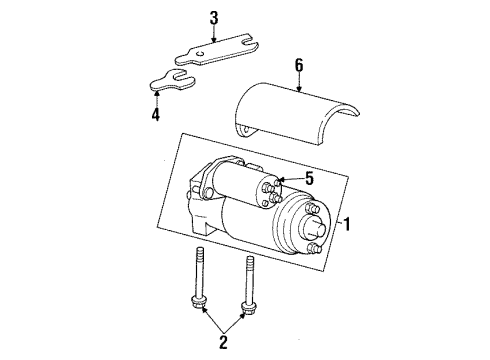 1992 Chevy K1500 Starter, Electrical Diagram 2 - Thumbnail