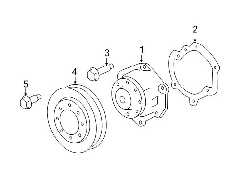 2009 Chevy Equinox Cooling System, Radiator, Water Pump, Cooling Fan Diagram 2 - Thumbnail