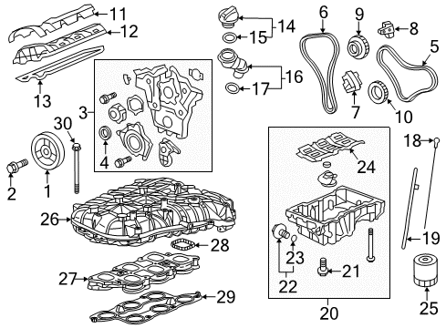 2009 GMC Acadia Filters Diagram