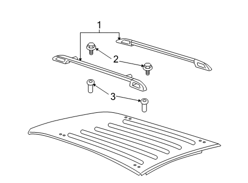 2006 Buick Terraza Luggage Carrier Diagram