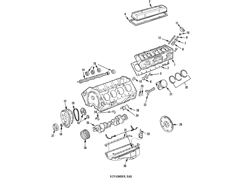 1984 Cadillac DeVille Engine Mounting Diagram