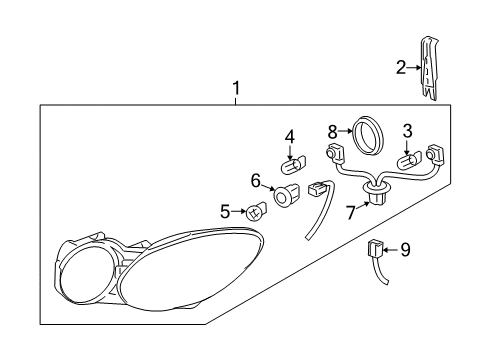 2007 Buick LaCrosse Headlamps Diagram