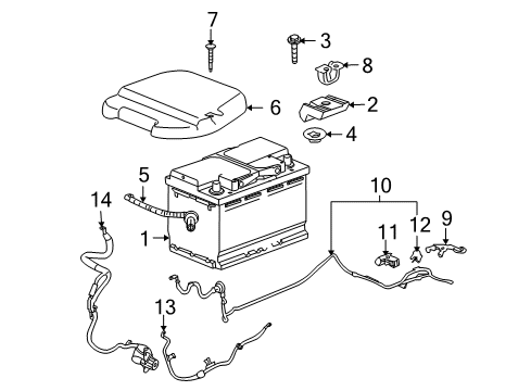 2012 Chevy Traverse Battery Diagram