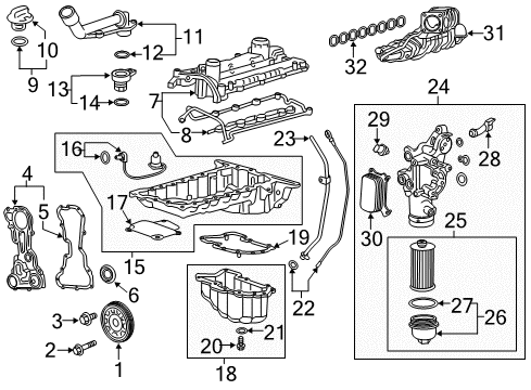 2017 GMC Savana 3500 Fuel Filter Diagram for 84428486