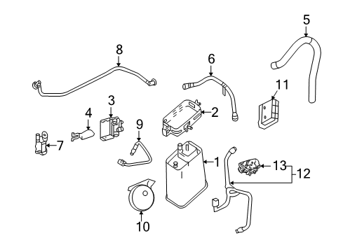 2011 Chevy Corvette Emission Components Diagram