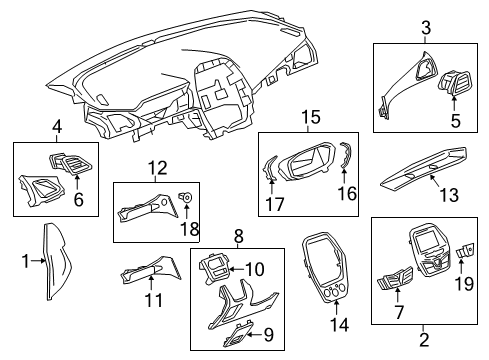 2016 Chevy Spark Hazard Switch Diagram for 95322823
