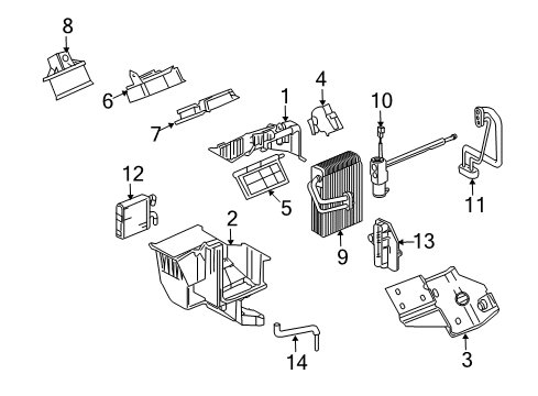 2005 Pontiac Montana Auxiliary Heater & A/C Diagram