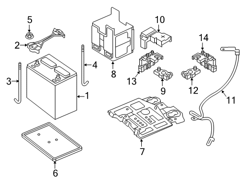 2015 Chevy City Express Negative Cable Diagram for 19316375