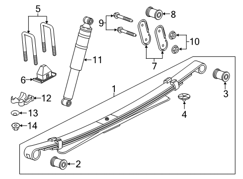 2021 GMC Canyon Rear Suspension Diagram