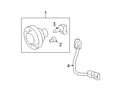 2007 Chevy Colorado Front Lamps - Fog Lamps Diagram