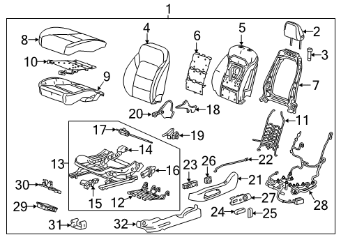 2016 Chevy Cruze Heated Seats Diagram