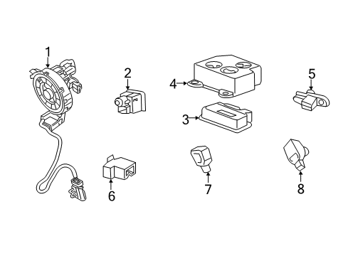 2017 Chevy Suburban Air Bag Components Diagram