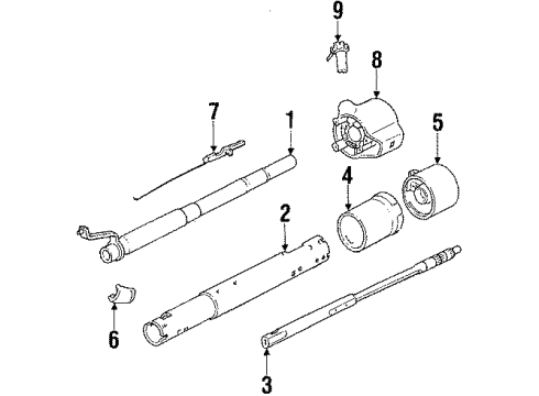1987 Pontiac Grand Prix Ignition Lock, Electrical Diagram 4 - Thumbnail
