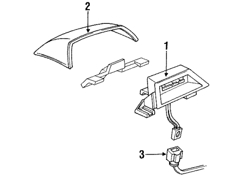 1996 Pontiac Grand Prix Rear Spoiler Diagram