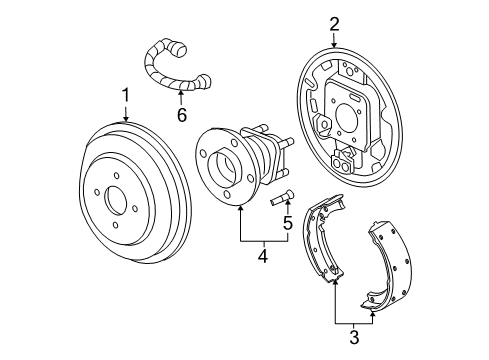 2008 Chevy Cobalt Rear Brakes Diagram