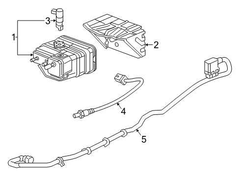 2021 GMC Canyon Emission Components Diagram