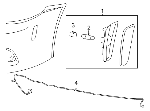 2013 Chevy Caprice Side Marker Lamps Diagram